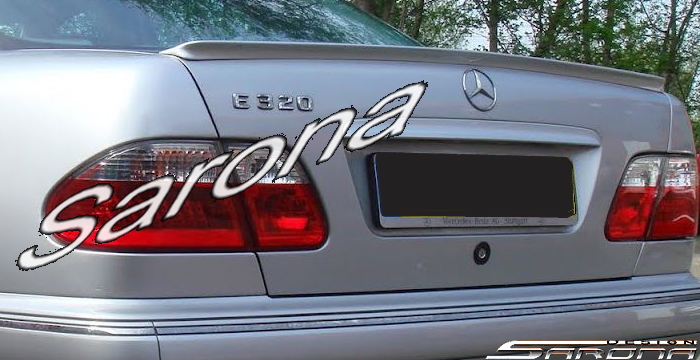 Custom Mercedes E Class  Sedan Trunk Wing (1996 - 2002) - $340.00 (Part #MB-094-TW)